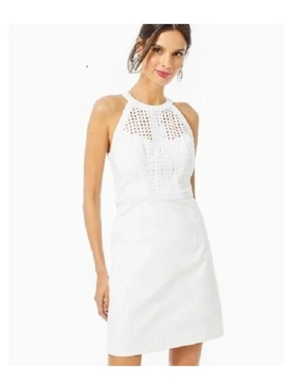NWT Lilly Pulitzer Charlize Stretch Shift Graduation Dress Halter Mini Beach SZ4